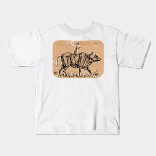 Teatime with Waterbuffalo and Genet Kids T-Shirt